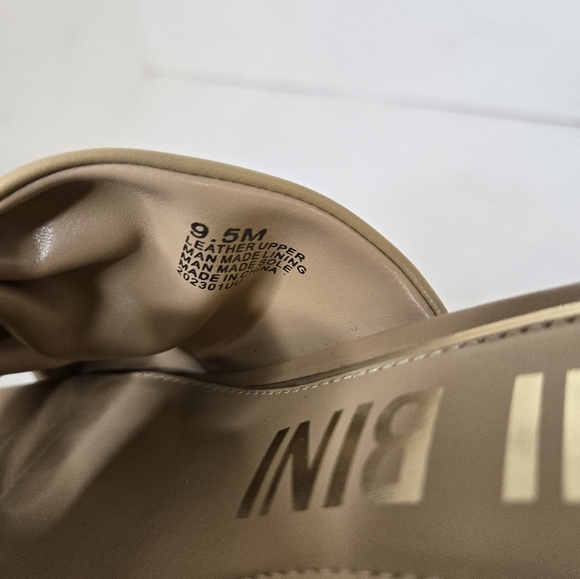 Gianni Bini Sandals Kooper Double Knot Leather Slide Size 9.5 - Picture 7 of 7